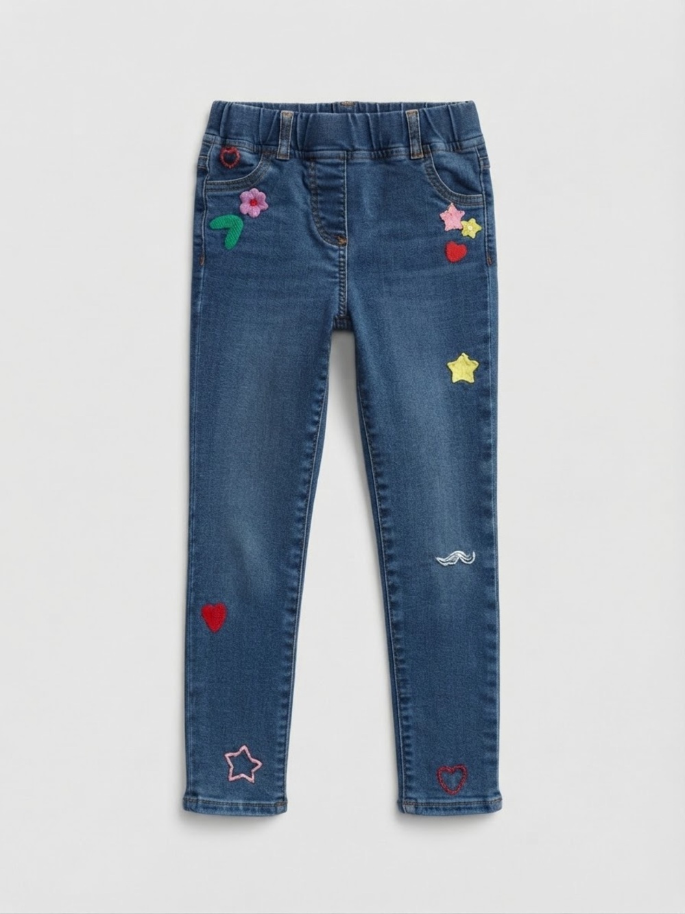 Mini Boden Embroidered Jeans
